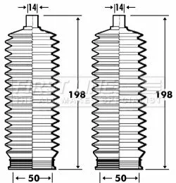 Bellow Kit, steering