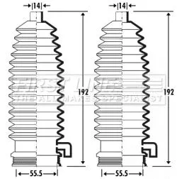Bellow Kit, steering