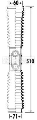 FIRST LINE FIRST LINE (FSG3310) Bellow Kit, steering 