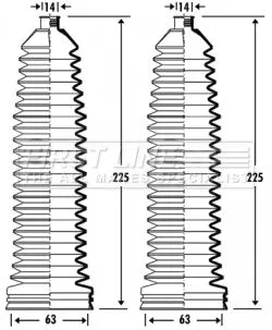 Bellow Kit, steering