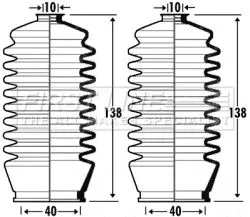 FIRST LINE FIRST LINE (FSG3377) Bellow Kit, steering 