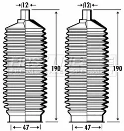 Bellow Kit, steering