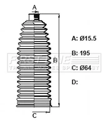 Bellow Kit, steering