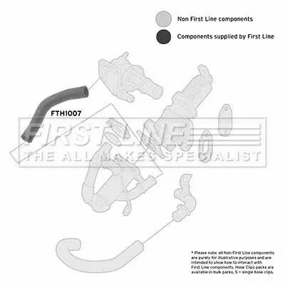 FIRST LINE FIRST LINE (FTH1007) Charge Air Hose 