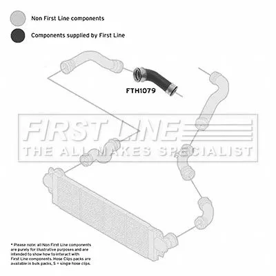 FIRST LINE FIRST LINE (FTH1079) Charge Air Hose 