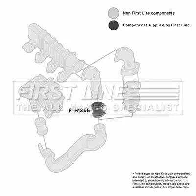 FIRST LINE FIRST LINE (FTH1256) Charge Air Hose 