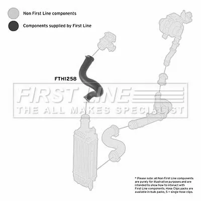 FIRST LINE FIRST LINE (FTH1258) Charge Air Hose 
