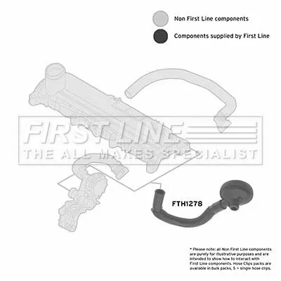 FIRST LINE FIRST LINE (FTH1278) Charge Air Hose 