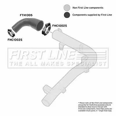 FIRST LINE FIRST LINE (FTH1305) Charge Air Hose 