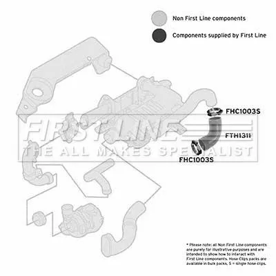 FIRST LINE FIRST LINE (FTH1311) Charge Air Hose 