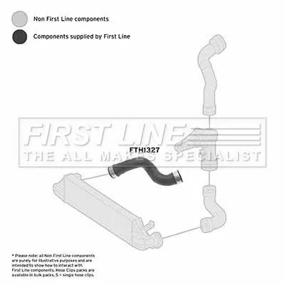 FIRST LINE FIRST LINE (FTH1327) Charge Air Hose 