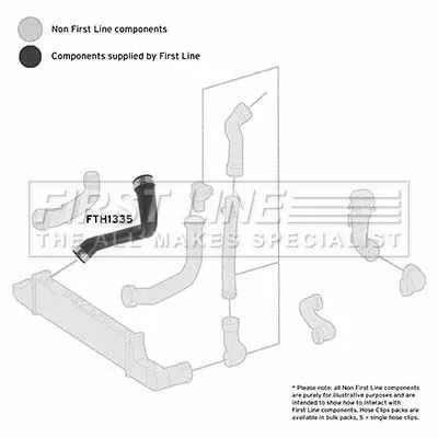 FIRST LINE FIRST LINE (FTH1335) Charge Air Hose 