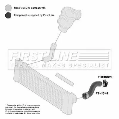 FIRST LINE FIRST LINE (FTH1347) Charge Air Hose 