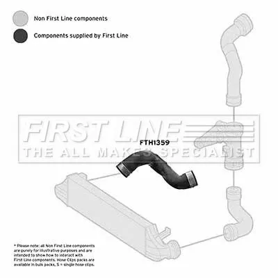 FIRST LINE FIRST LINE (FTH1359) Charge Air Hose 