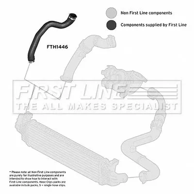 FIRST LINE FIRST LINE (FTH1446) Charge Air Hose 