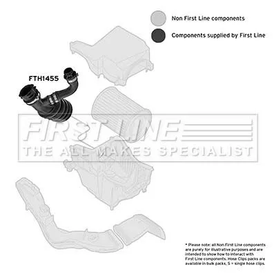 FIRST LINE FIRST LINE (FTH1455) Intake Hose, air filter 