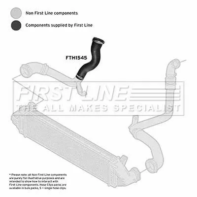 FIRST LINE FIRST LINE (FTH1545) Charge Air Hose 