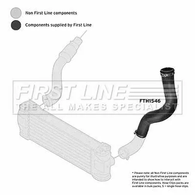 FIRST LINE FIRST LINE (FTH1546) Charge Air Hose 