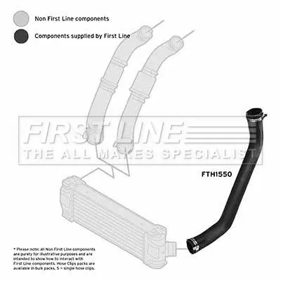 FIRST LINE FIRST LINE (FTH1550) Charge Air Hose 
