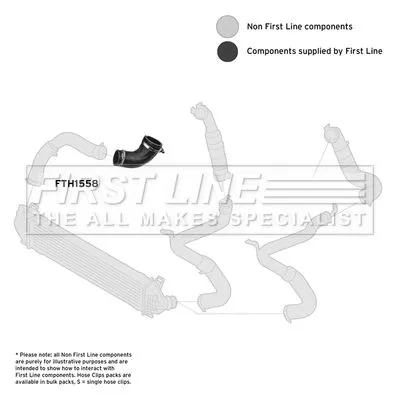 FIRST LINE FIRST LINE (FTH1558) Charge Air Hose 
