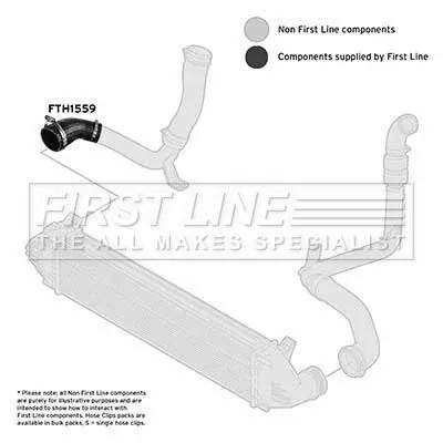 FIRST LINE FIRST LINE (FTH1559) Charge Air Hose 