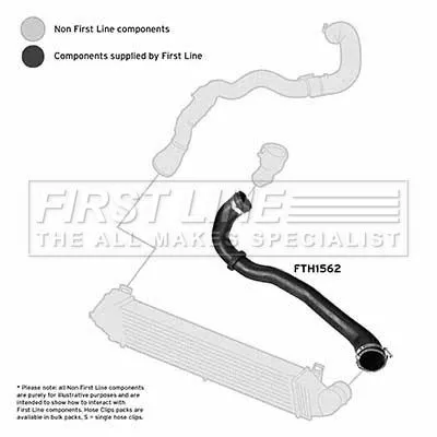 FIRST LINE FIRST LINE (FTH1562) Charge Air Hose 