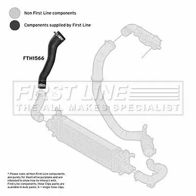 FIRST LINE FIRST LINE (FTH1566) Charge Air Hose 