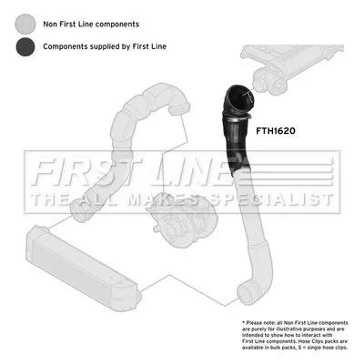FIRST LINE FIRST LINE (FTH1620) Charge Air Hose 