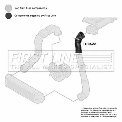 FIRST LINE FIRST LINE (FTH1622) Charge Air Hose 