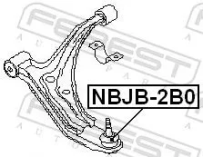 FEBEST FEBEST (NBJB-2B0) Repair kit, supporting/ball joint 