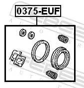 FEBEST FEBEST (0375-EUF) Repair Kit, brake caliper 