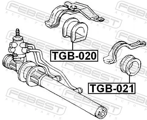 FEBEST FEBEST (TGB-020) Mounting, steering gear 