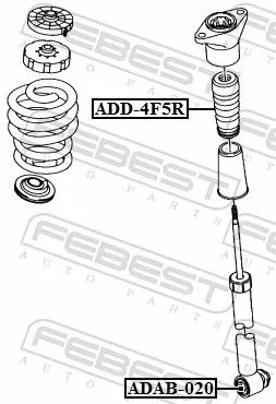 FEBEST FEBEST (ADD-4F5R) Rubber Buffer, suspension 