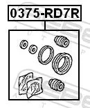 FEBEST FEBEST (0375-RD7R) Repair Kit, brake caliper 