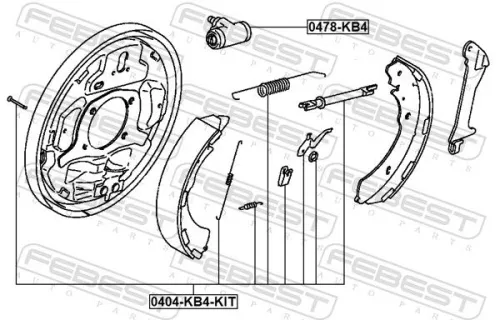 FEBEST FEBEST (0478-KB4) Wheel Brake Cylinder 