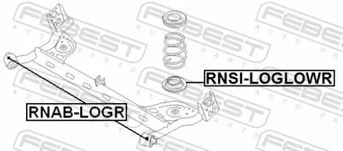 FEBEST FEBEST (RNAB-LOGR) Bushing, axle beam 