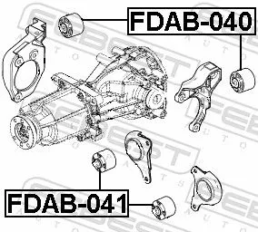 FEBEST FEBEST (FDAB-041) Mounting, differential 