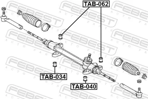 FEBEST FEBEST (TAB-062) Mounting, steering gear 