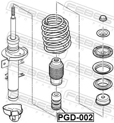 FEBEST FEBEST PGD-002 Rubber Buffer, suspension 