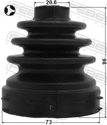 FEBEST FEBEST (2115-CB320ATT) Bellow, drive shaft 