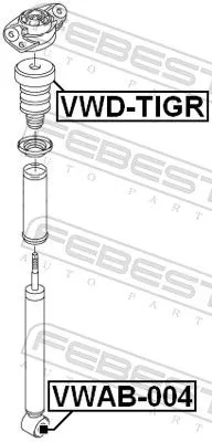 FEBEST FEBEST VWD-TIGR Rubber Buffer, suspension 
