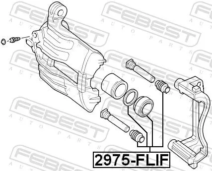 FEBEST FEBEST 2975-FLIF Repair Kit, brake caliper 