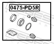 FEBEST FEBEST (0475-PD5R) Repair Kit, brake caliper 