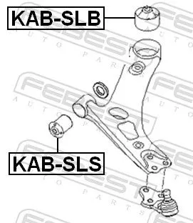 FEBEST FEBEST (KAB-SLS) Mounting, control/trailing arm 