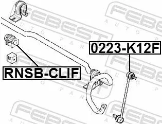 FEBEST FEBEST RNSB-CLIF Mounting, stabiliser bar 