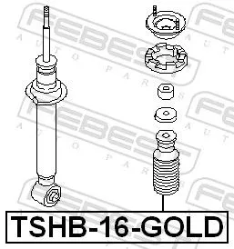 FEBEST FEBEST (TSHB-16-GOLD) Rear FEBEST Dust Cover Kit shock absorber 