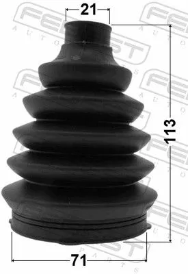 FEBEST FEBEST 1817P-CORD Outer FEBEST Drive Shaft Cv Boot Kit 
