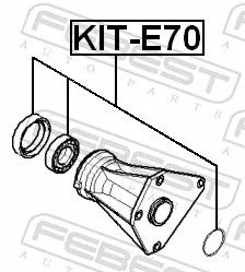 FEBEST FEBEST KIT-E70 Bearing, drive shaft 