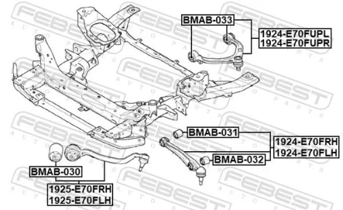 FEBEST FEBEST (BMAB-031) Mounting, control/trailing arm 