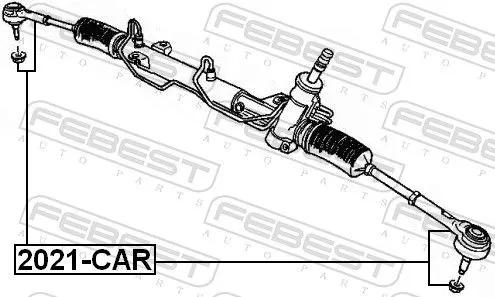 FEBEST FEBEST (2021-CAR) Front FEBEST Outer Tie Rod Track Rod End 